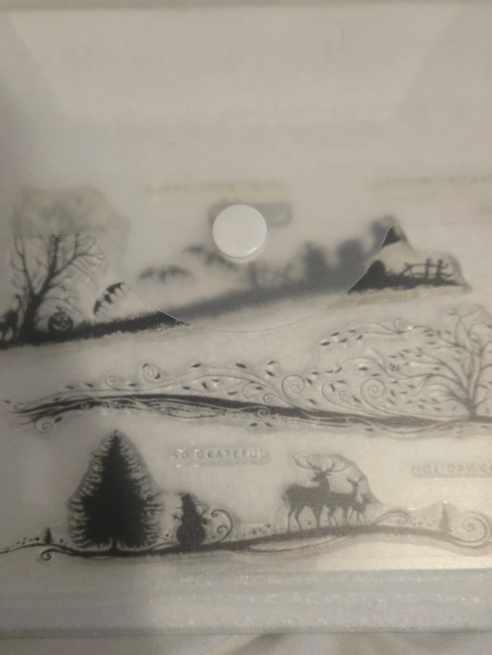 My Acrylix Holiday Stamp Set Lot of 3